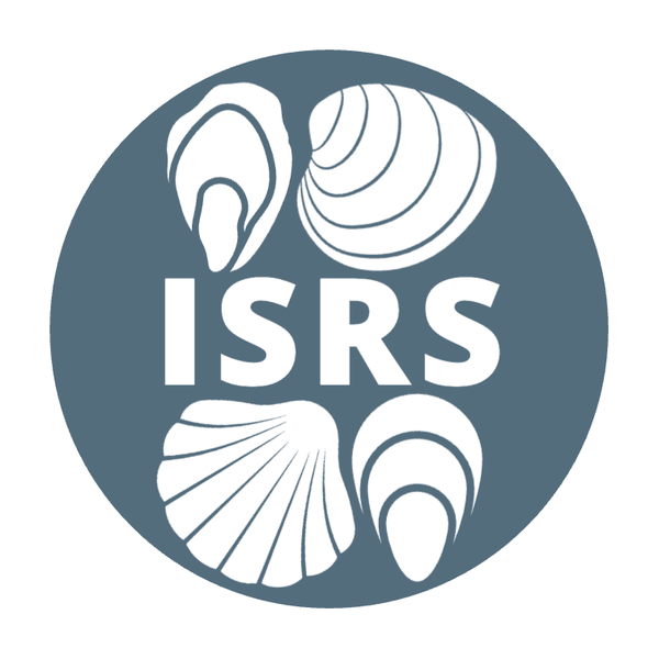 Logo de la International Shellfish Restoration Society (ISRS), organizadora del ICSR.